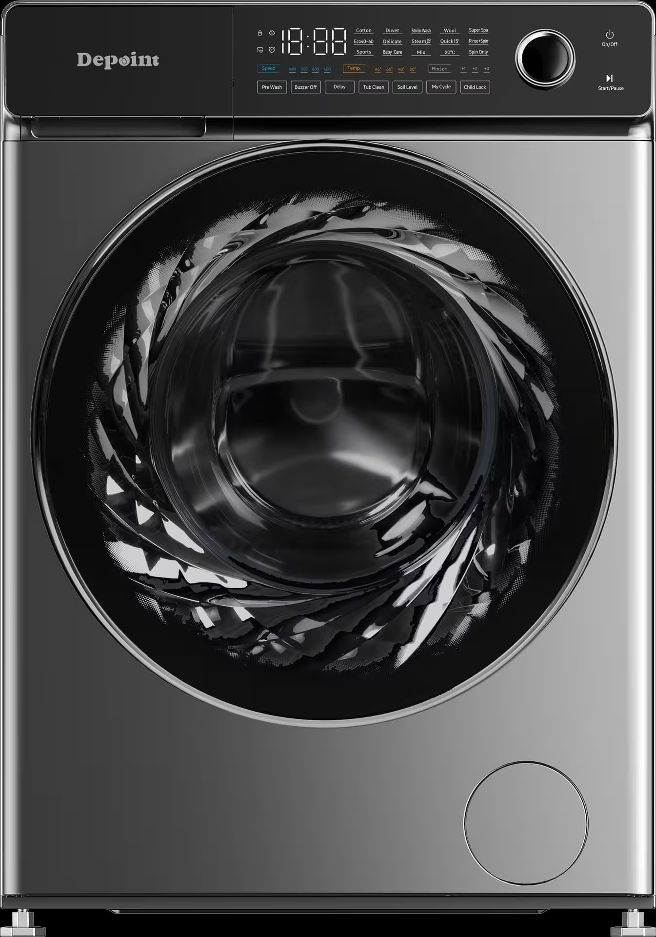 ماشین لباسشویی دیپوینت مدل WMFW-0901 ظرفیت ۹ کیلوگرم