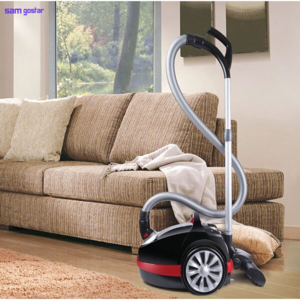 جاروبرقی 2100 وات مشكی قرمز دوو مدل DVC-LH22R - Image 6